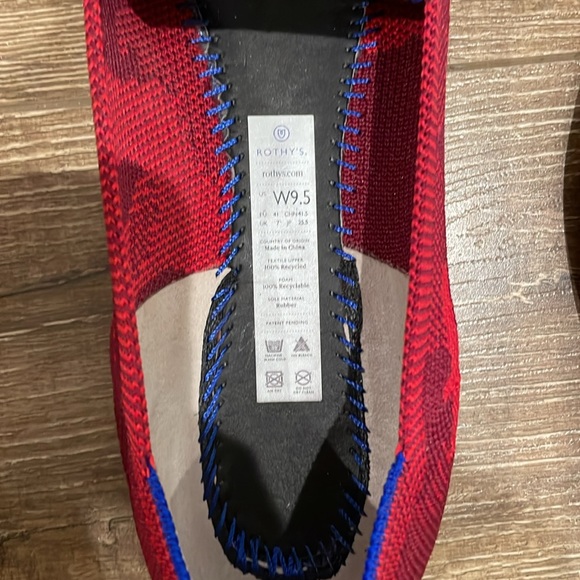 Red Camo Rothy’s - The Point - Picture 3 of 3